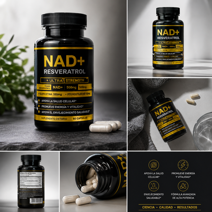 NAD+ Resveratrol Savia Viva