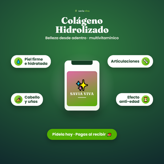 Colágeno Hidrolizado Savia Viva — multivitamínico